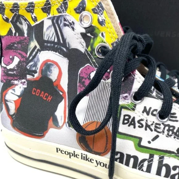 Converse Chuck 70 Shoes High Top Canvas Multicolor Women's Size Sneakers 170680C - Picture 10 of 11